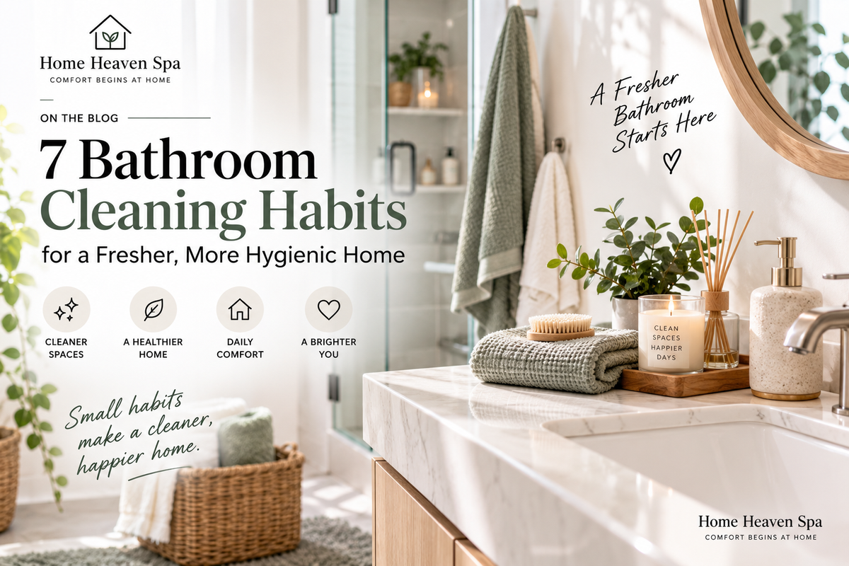 7 Bathroom Cleaning Habits for a Fresher, More Hygienic Home