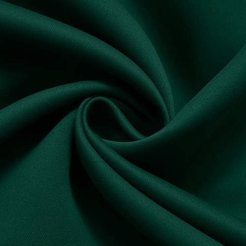 COSVIYA Grommet Room Darkening Dark Green Curtains 36 inch Long - Image 7