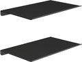 MKO 8" Small Floating Shelves for Wall, Metal Wall Mounted Shelf for Bathroom by MKO