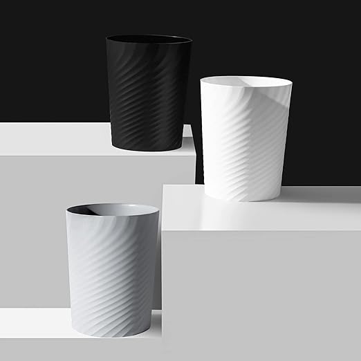 Small Bathroom Trash Can with Bags Garbage Can, 3 Pack, Kids Room, 1.8 Gallo - Image 6