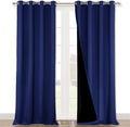 NICETOWN Full Shading Curtains 90" Long 2 Panels Set by NICETOWN