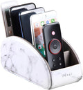 YAPISHI All-in-One Leather White TV Remote Holder by YAPISHI