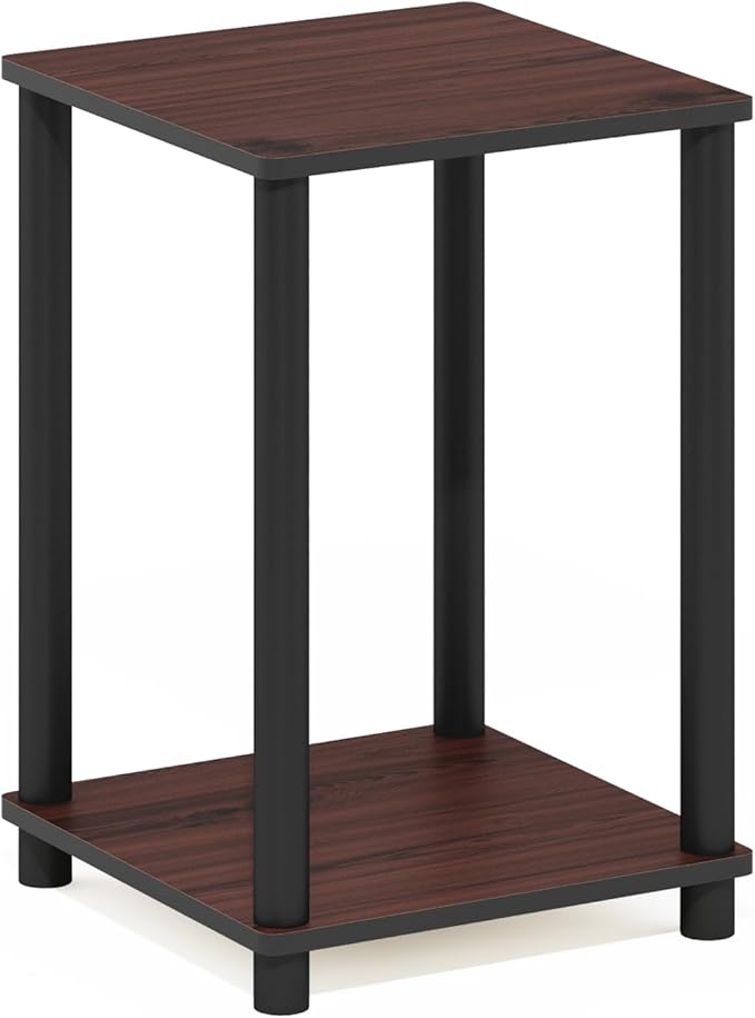 Furinno Turn-N-Tube Night Stand, 2-Tier Open Shelf Design Nightstand, Toolless - Image 6