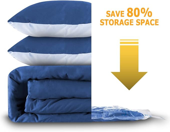 Vacuum Storage Bags, Small Space Saver Sealer Bags, Airtight Compression Bags - Image 6