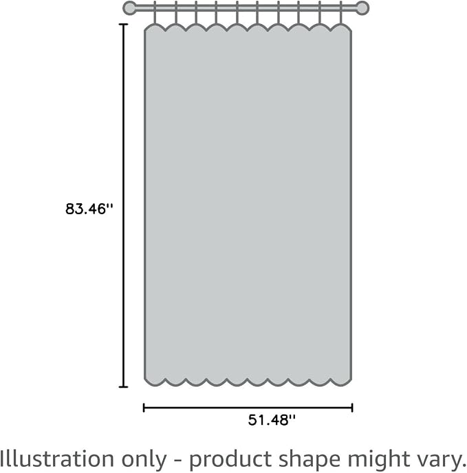 Joydeco Blackout Curtains 84 Inches Long 2 Panels Burg, Room Darkening Curtains - Image 10