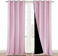 NICETOWN Full Shading Curtains 90" Long 2 Panels Set by NICETOWN