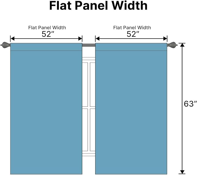 H.VERSAILTEX Blackout Curtains Thermal Insulated Window Treatment Panels Room - Image 7