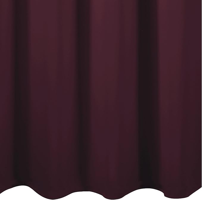 100% Blackout Curtains 52 x 84 Inch/Burgundy Red Curtains 2 Panels - Image 9