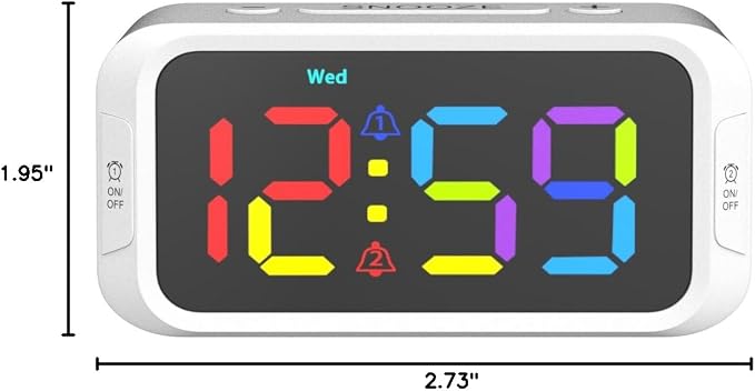 Odokee Digital Dual Alarm Clock - Image 10