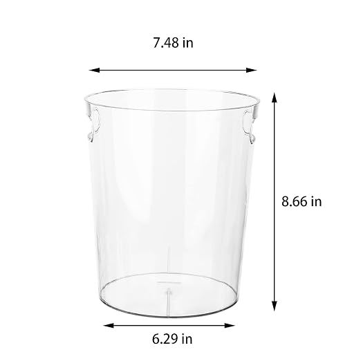 Anyoifax Small Trash Can Plastic Wastebasket 1.5 Gallon Garbage Bin, Waste - Image 7