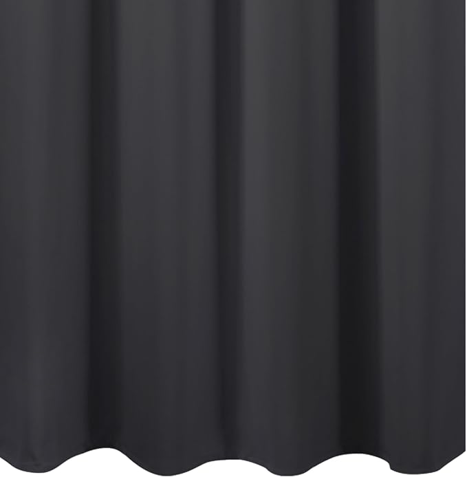 Dark Grey Blackout Curtains 52 x 63 Inch Length/Set of 2 Curtain Panels/Thermal - Image 8