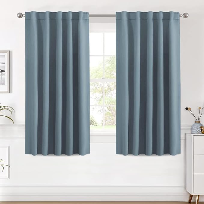 H.VERSAILTEX Blackout Curtains Thermal Insulated Window Treatment Panels Room by HVERSAILTEX