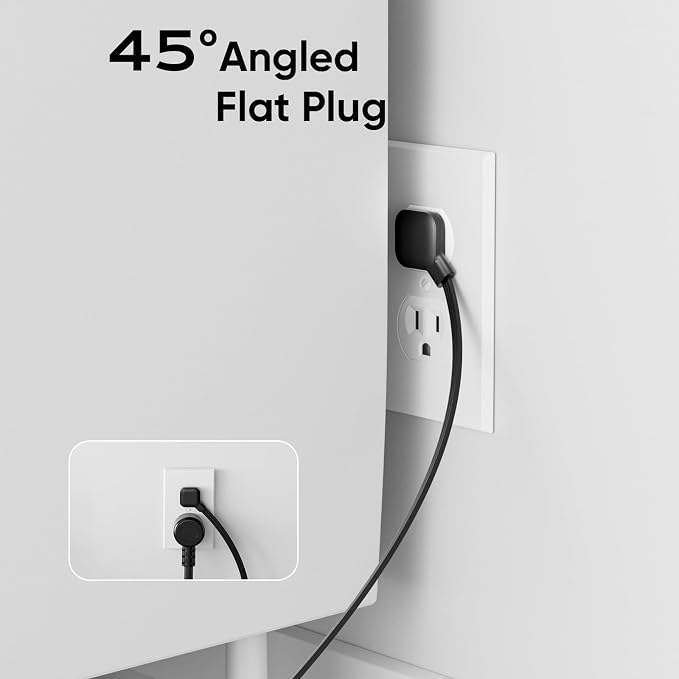 Desk Clamp Power Strip, 4 AC Outlets 4 USB Ports, Fit 1.7in Tabletop Edge | PD - Image 5