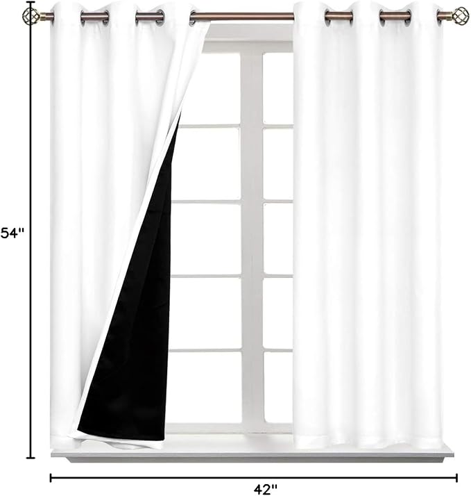 BGment Short 100% Blackout Curtains - Image 10