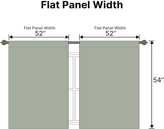 H.VERSAILTEX Blackout Curtains Thermal Insulated Window Treatment Panels Room - Image 6