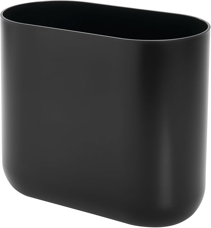 iDesign Small Slim Plastic Bathroom Trash Can by iDesign