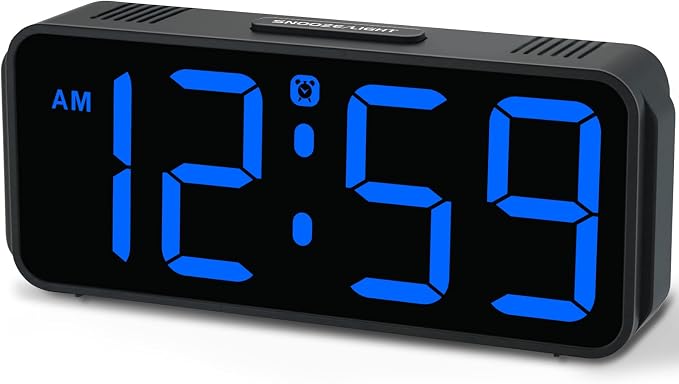 Peakeep Small Compact Digital Alarm Clock Plug-in by PEAKEEP