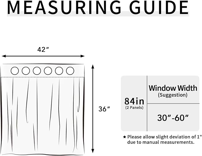 Easy-Going Thermal Grommet Blackout Curtains, 2 Panels 42x36 in, Noise Reduction - Image 7