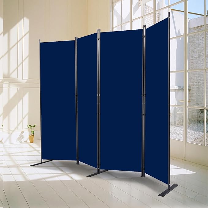 Room Divider, 4 Panel Folding Privacy Screens - Image 6