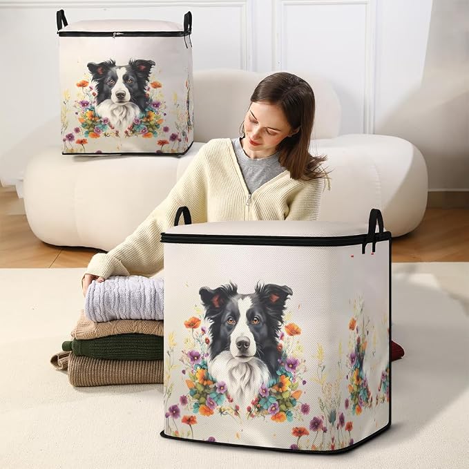 2pcs blanket storage bag for under bed, closet organizers 95L | clothing - Image 5