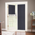 LazBlinds 100% Blackout Door Curtain, 1 Panel | No tools No Drill Cordless by LazBlinds
