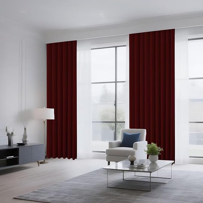 Joydeco Blackout Curtains for Bedroom 84 inch Long 2 Panels, Thermal Insulated - Image 8