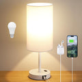 Dicoool 17.4" Bedside Lamp for Bedroom by DicooolDirect