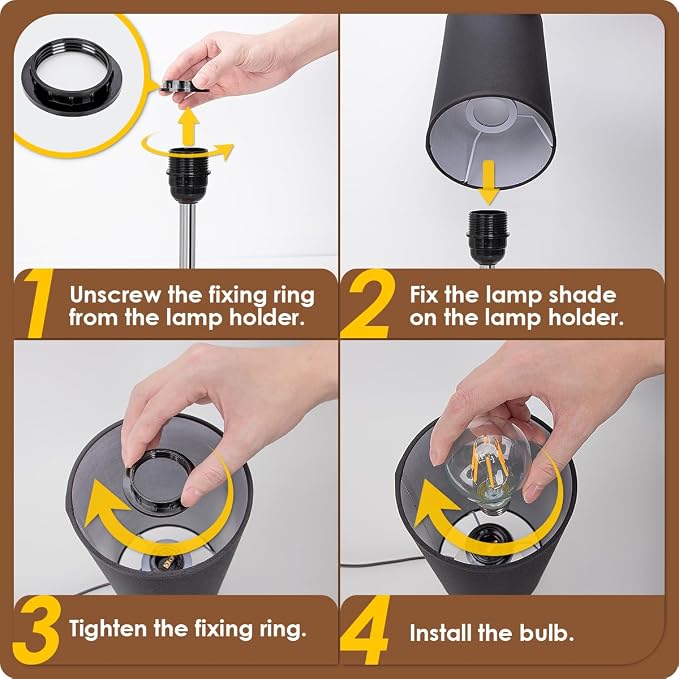 Bedside Lamp with USB Port - Image 6