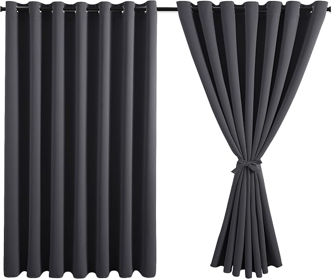 DWCN Blackout Curtains – Thermal Insulated Light Blocking Privacy Grommet Drapes - Image 8