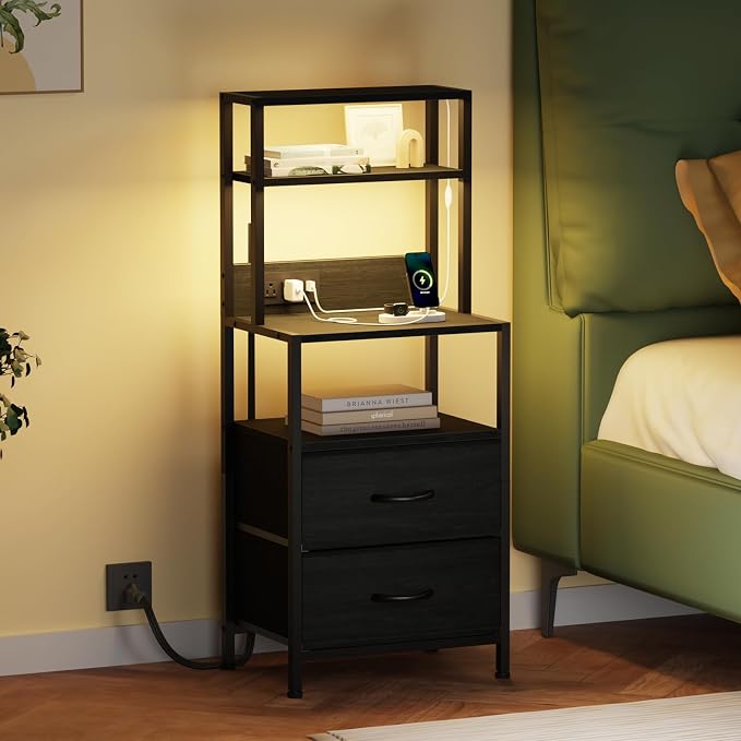 Night Stand, Tall Nightstand by Furnulem
