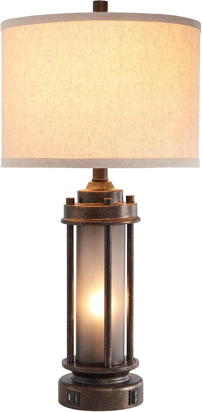 AIEAMPDO 25" Farmhouse Lamps for Living Room - Image 9