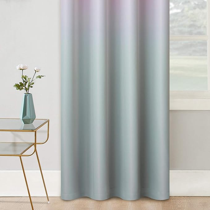 COSVIYA Grommet Ombre Room Darkening Curtains 96 inches Long - Image 5
