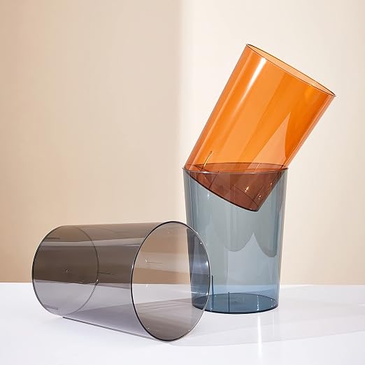 Small Trash Can Plastic Wastebasket 1.5 Gallon Garbage Bin, Waste Basket - Image 2