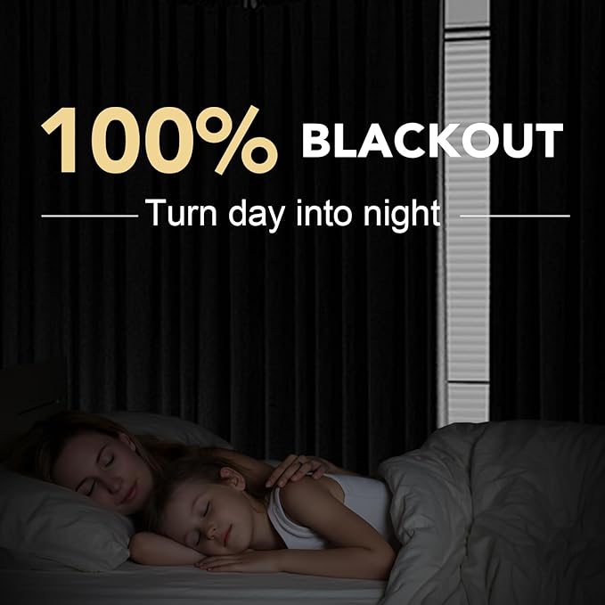 H.VERSAILTEX Linen Blackout Curtains 84 Inches Long, 100% Absolutely Blackout - Image 2