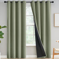 Yakamok Light Sage Blackout Curtains 84 inches Long by Yakamok