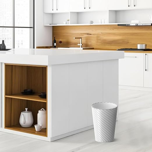 Lysam Bathroom Trash Can 3 Pack, 1.8 Gallon Small Trash Can - Image 7