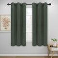 Easy-Going Thermal Grommet Blackout Curtains, 2 Panels 42x63 in | Greyish Green by Easy-Going