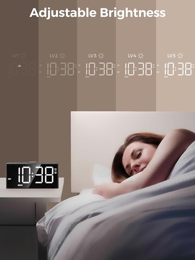Digital Alarm Clock for Bedroom - Image 2