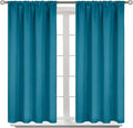 BGment Teal Blue Blackout Curtains 40 Inch Long by BGment