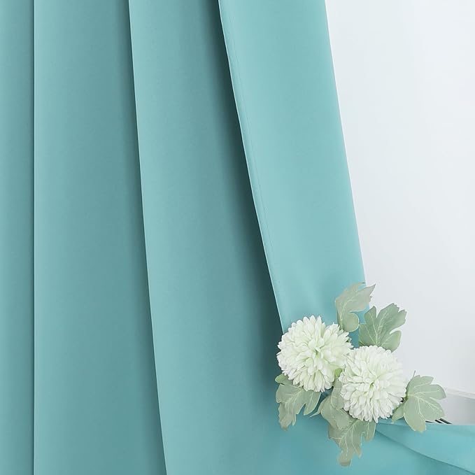 ChrisDowa Blackout Curtains for Bedroom and Living Room 90 Inches Long | 2 - Image 6