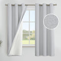 YoungsTex Linen 100% Blackout Curtains 63 Inches Long 2 Panels, Thermal by YoungsTex
