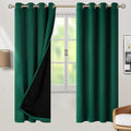 BGment Thermal Insulated 100% Blackout Curtains 72 Inch Length 2 Panels by BGment