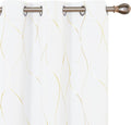 Deconovo Curtains for Living Room, Pattern Blackout Curtains 84 Inches Long | by Unknown