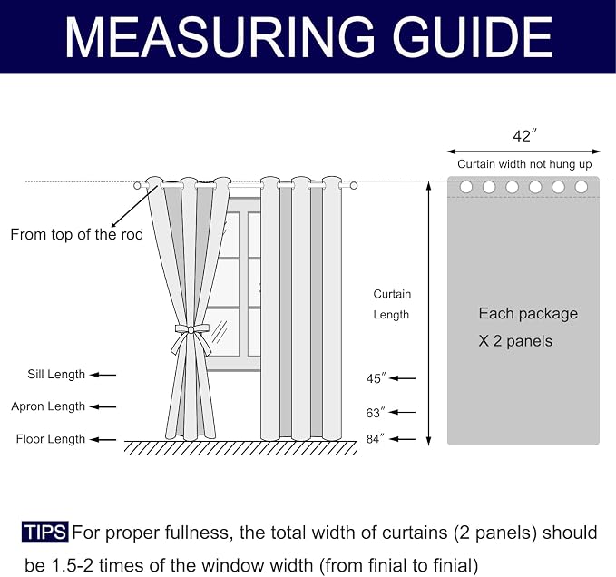 DWCN Blackout Curtains for Bedroom Sewn - Image 4