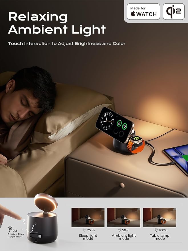 4 in 1 Qi2 Magnetic Wireless Charging Station, 15W Fast Charger - Image 7