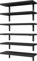 Wood Floating Shelves Set of 6, Shelves by WOPITUESOfficial