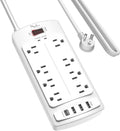 Surge Protector Power Strip by Nuetsa