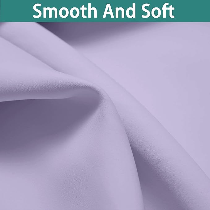 Yakamok Lilac 100% Blackout Curtains 108 Inches Long - Image 7