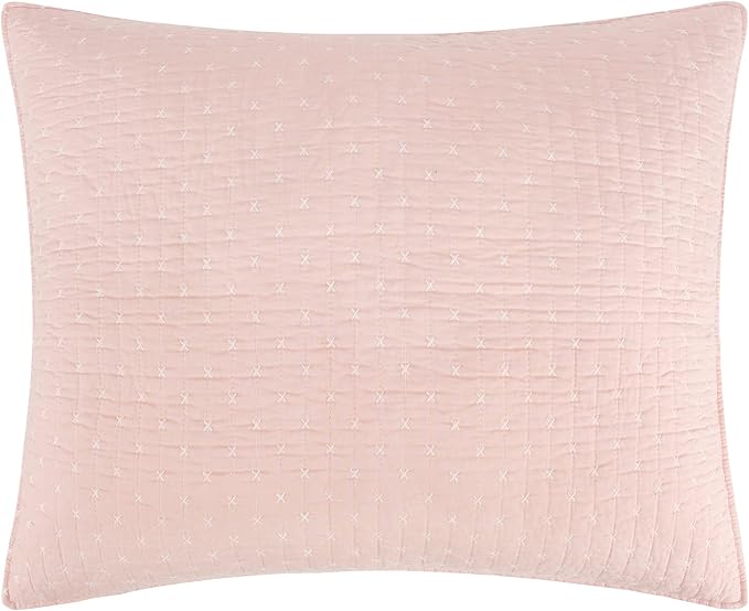 Levtex Home Cross Stitch Reversible King/Cal King Quilt Set and 2 Pillow Shams - Image 8