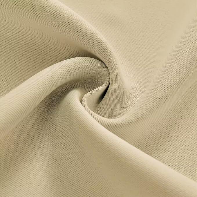 Joydeco Blackout Curtains for Bedroom 72 inch Long 2 Panels, Thermal Insulated - Image 2